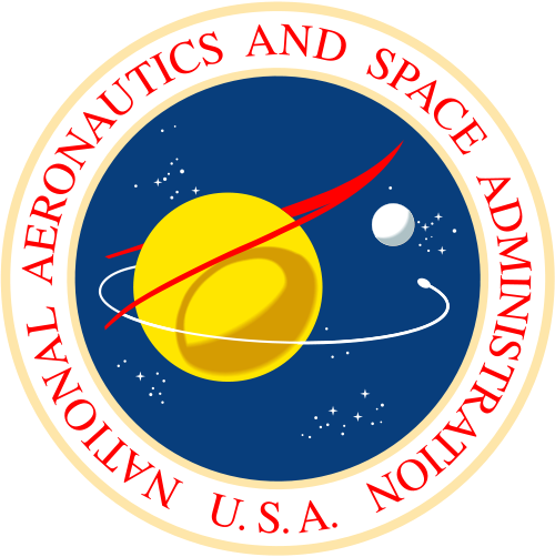 U30525 -  Carved Wood Wall Plaque of the National Aeronautics & Space Administration (NASA) Seal