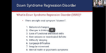 Dr. Santoro on Ds Regression Disorder Video