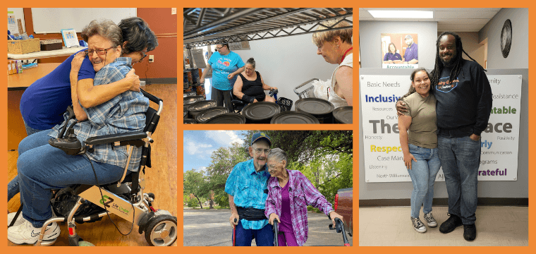 pictures of neighbors who have received support at The Caring Place