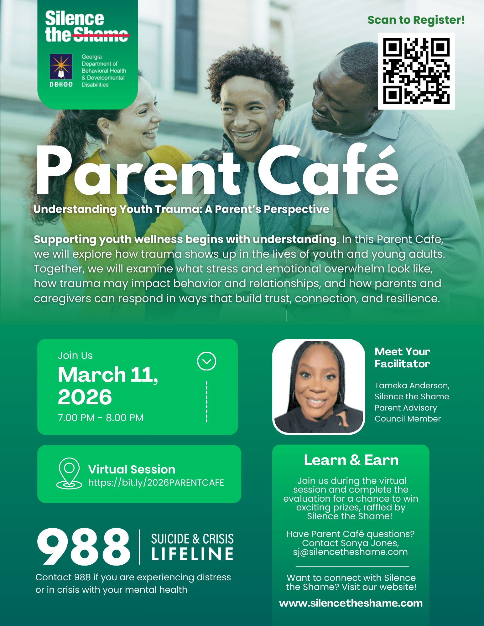 March 11th: Parent Cafe Series