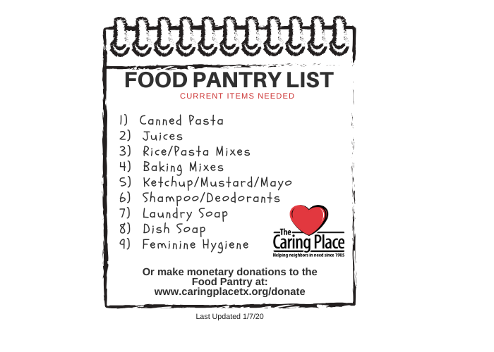 Food Pantry In Georgetown Texas