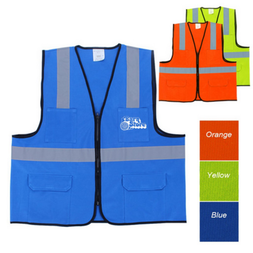 Branded safety vests by Branded4U powered by Strategic Factory