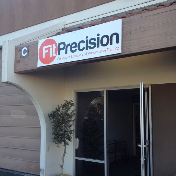 Fit Precision Store Front Sign