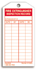 Fire Extinguisher Inspection Record