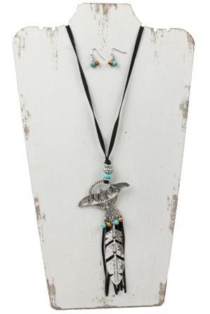 Trisha Waldron - Long Eagle Necklace Set