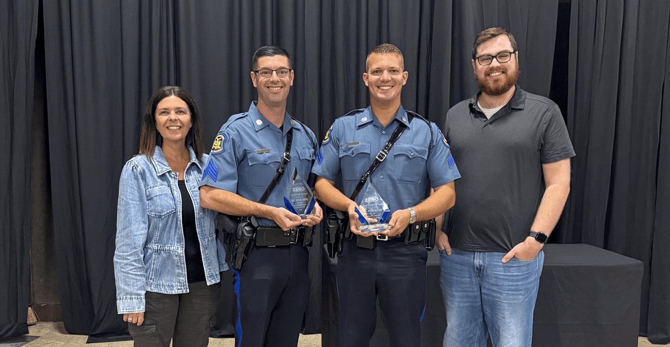 troopers receiving award