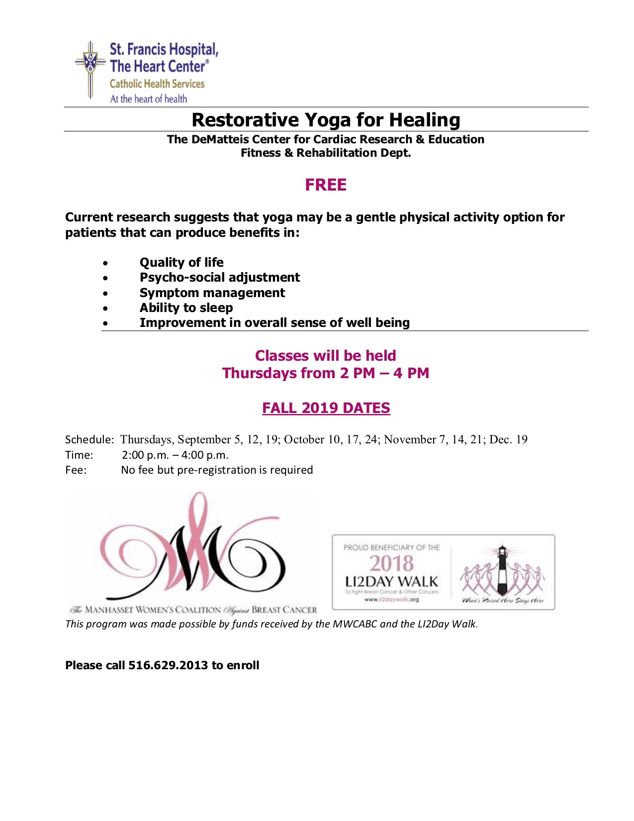 RESTORATIVE YOGA FOR HEALING