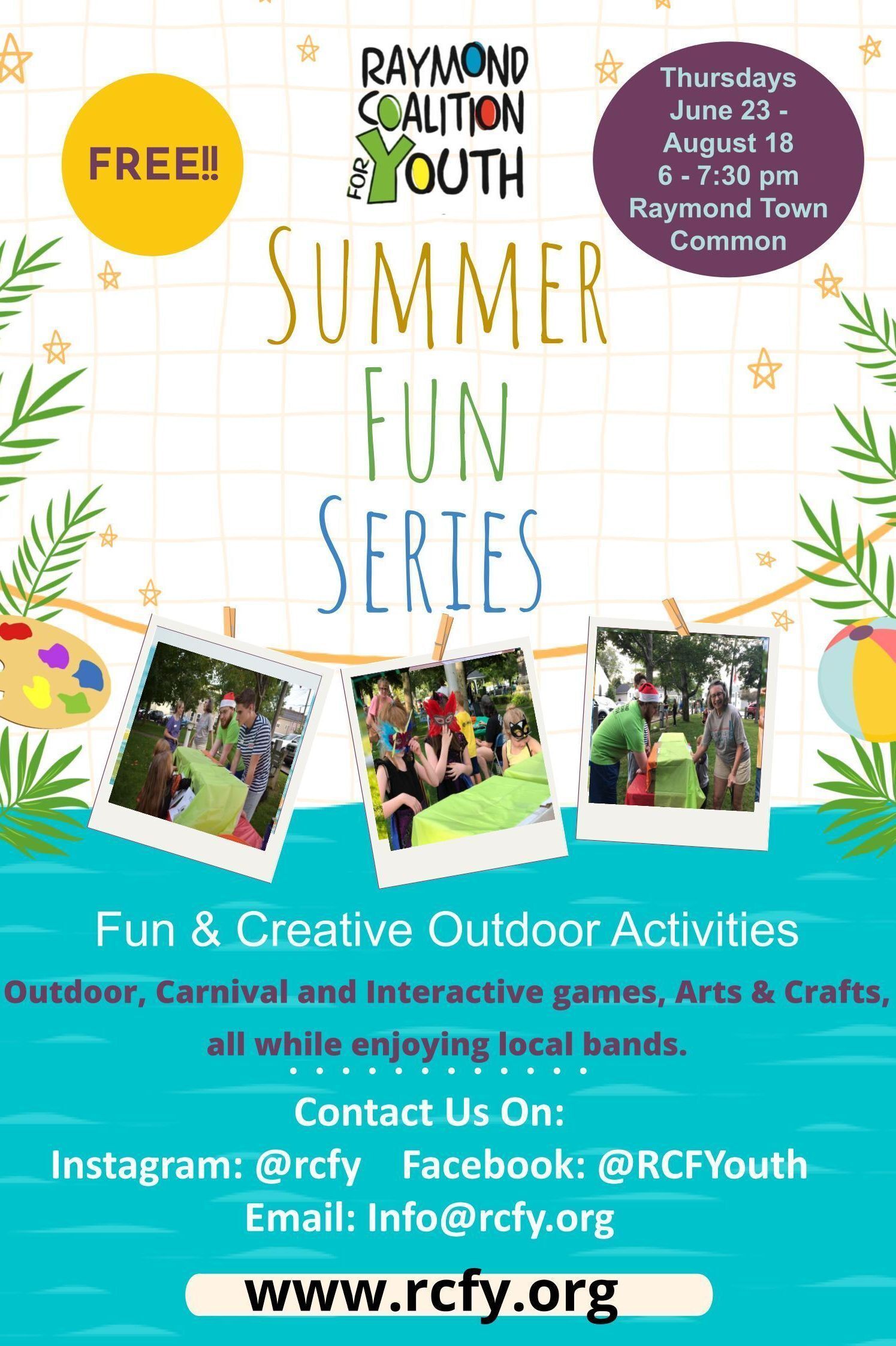 RCFY Summer Fun Series 