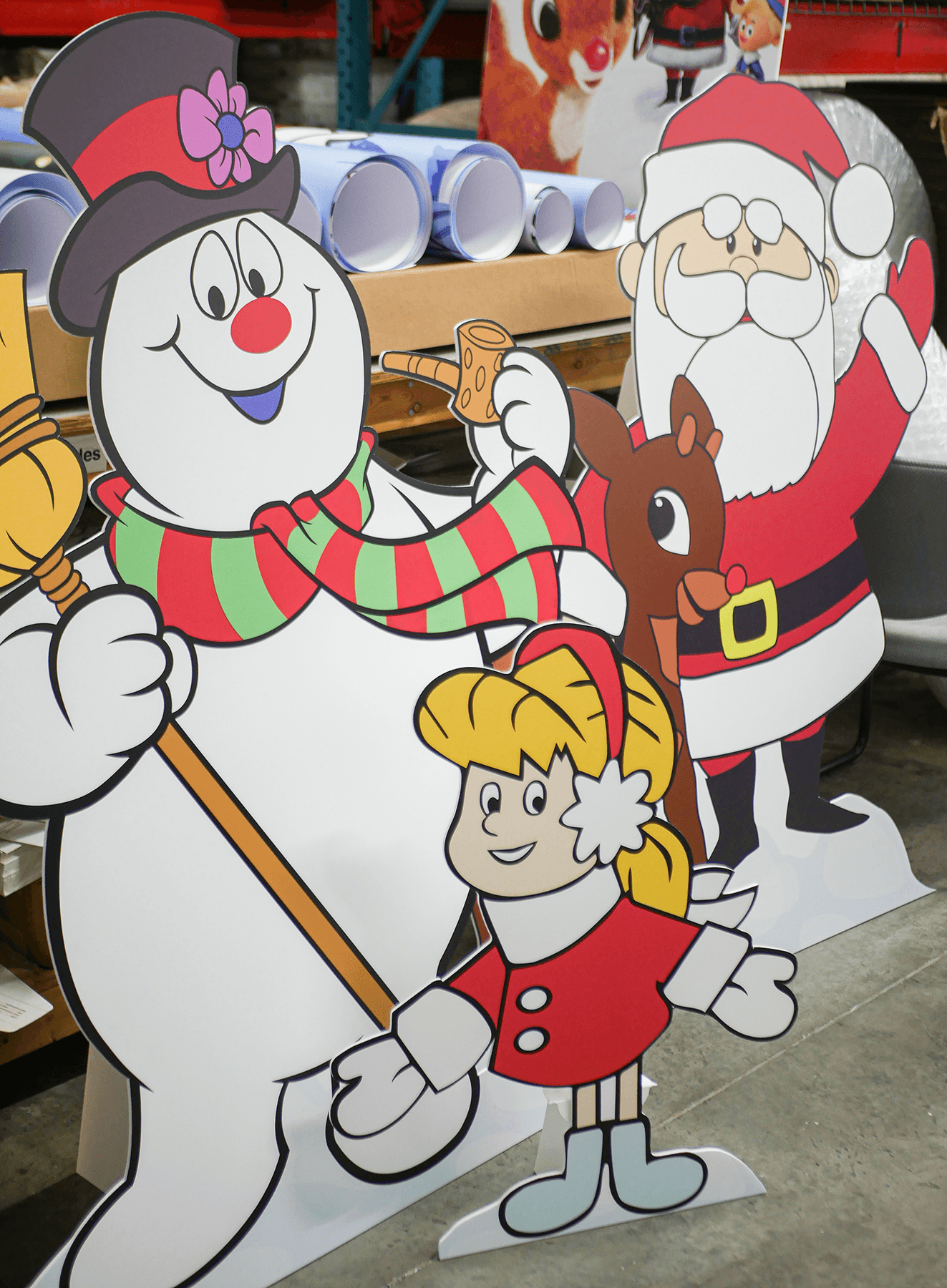 Unwrapping Holiday Magic with Life-Sized Cutouts