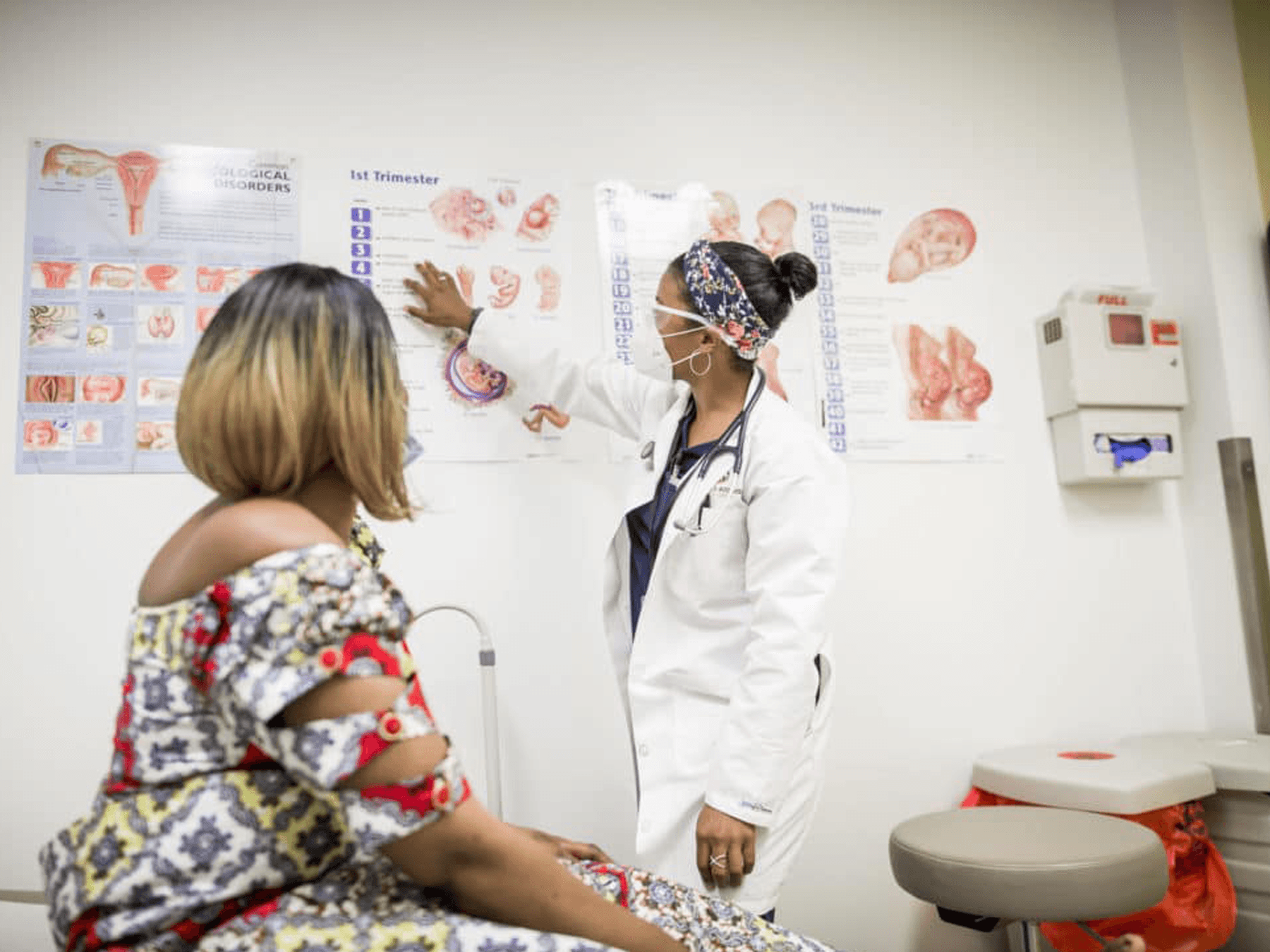woman and medical appointment