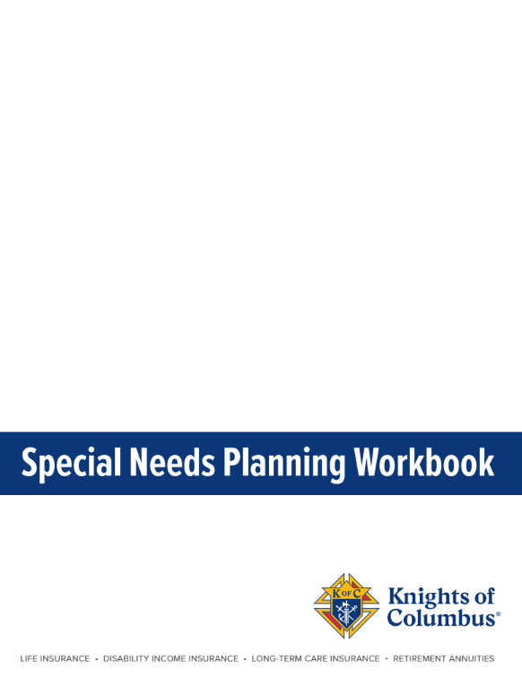 Family and Future: Planning for Loved Ones with Special Needs - Workbook