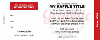 Raffle Ticket Booklet