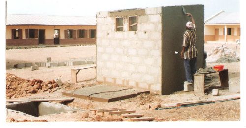 Construction of Toilet Facilities in Primary School in Nigeria in 2007.