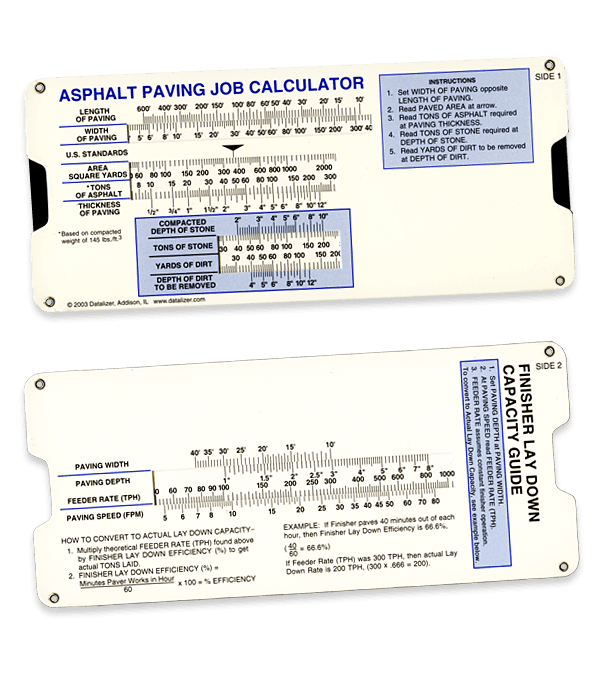 Asphalt Paving Job Calculator