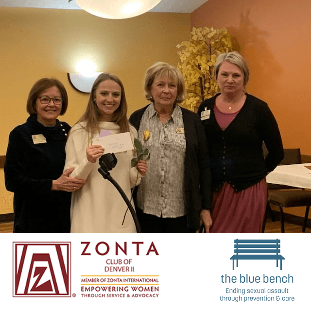 The Zonta Club of Denver Partners with The Blue Bench