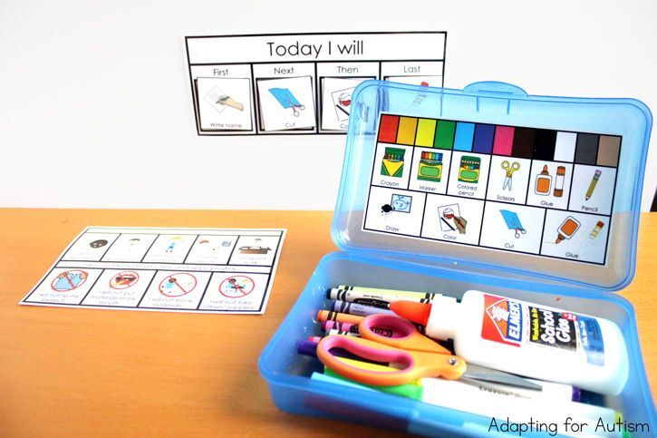 Classroom Accommodation Packs for ASD Classroom