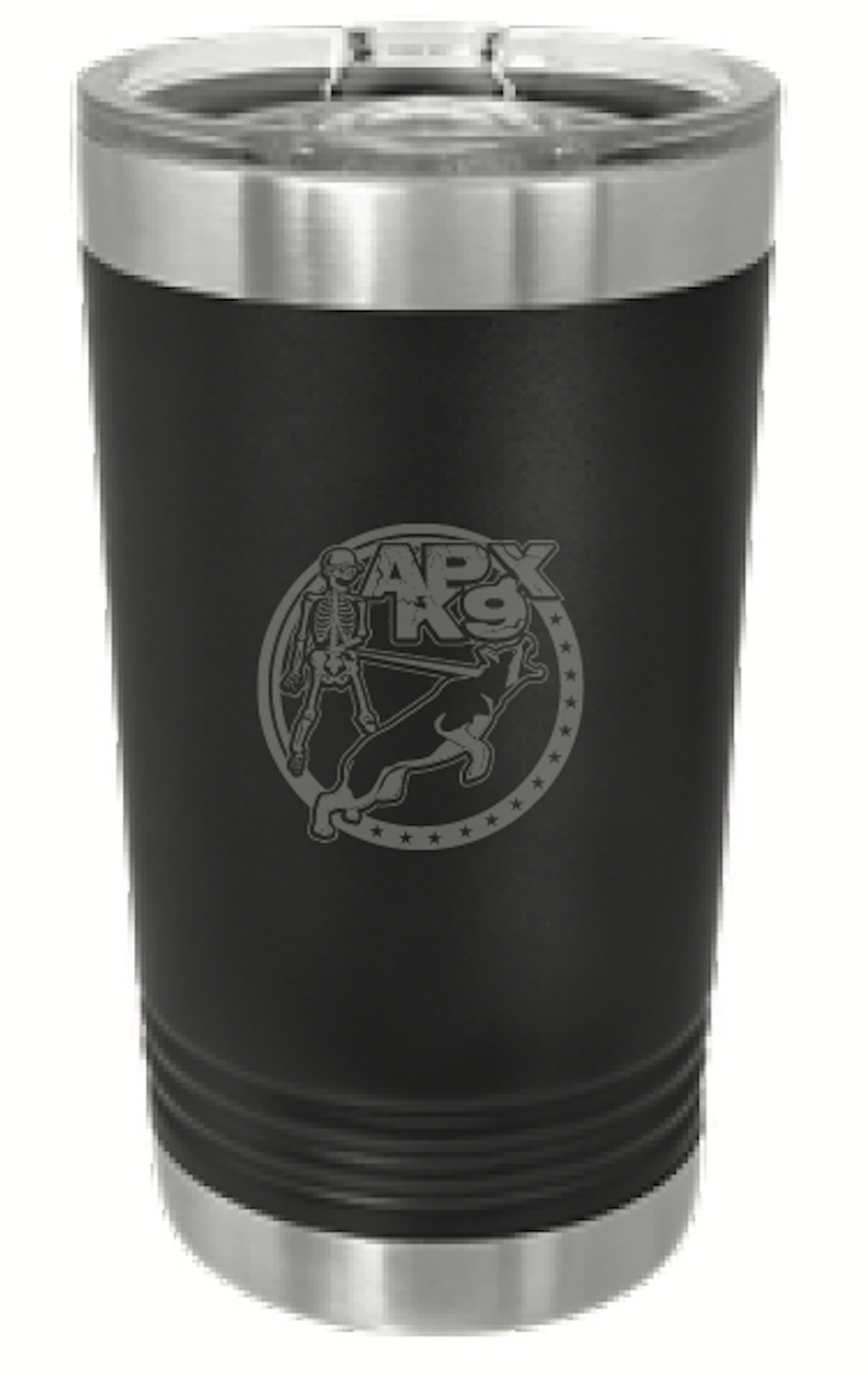 Black 16 oz. Polar Camel Pint with Slider Lid