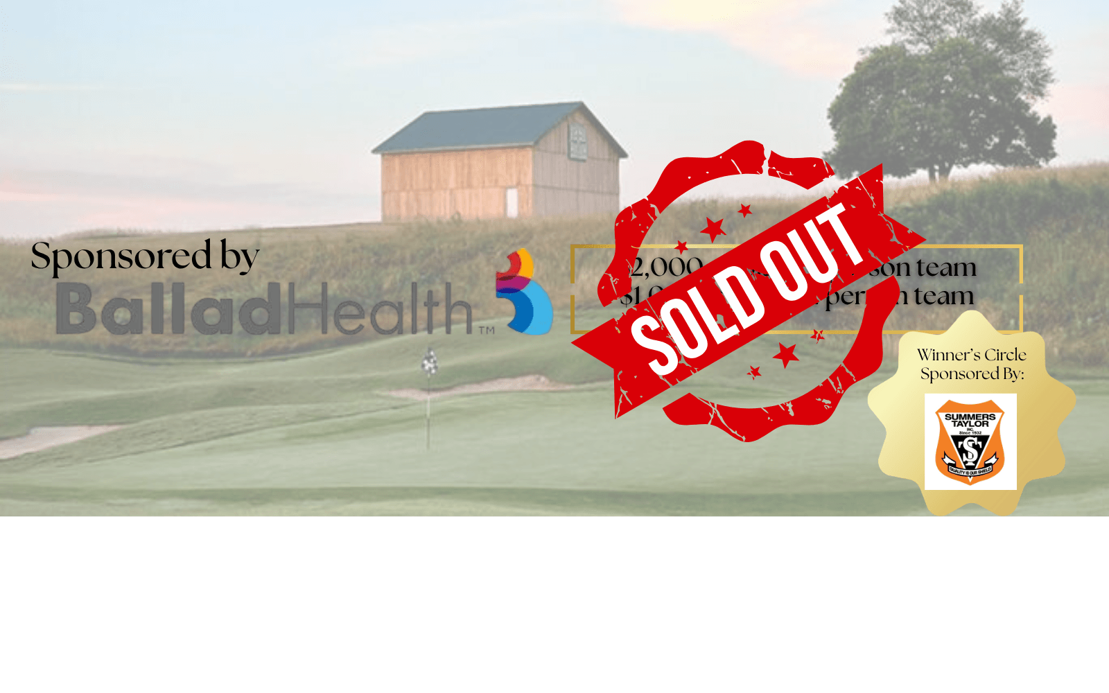 20th Annual Charity Golf Tournament