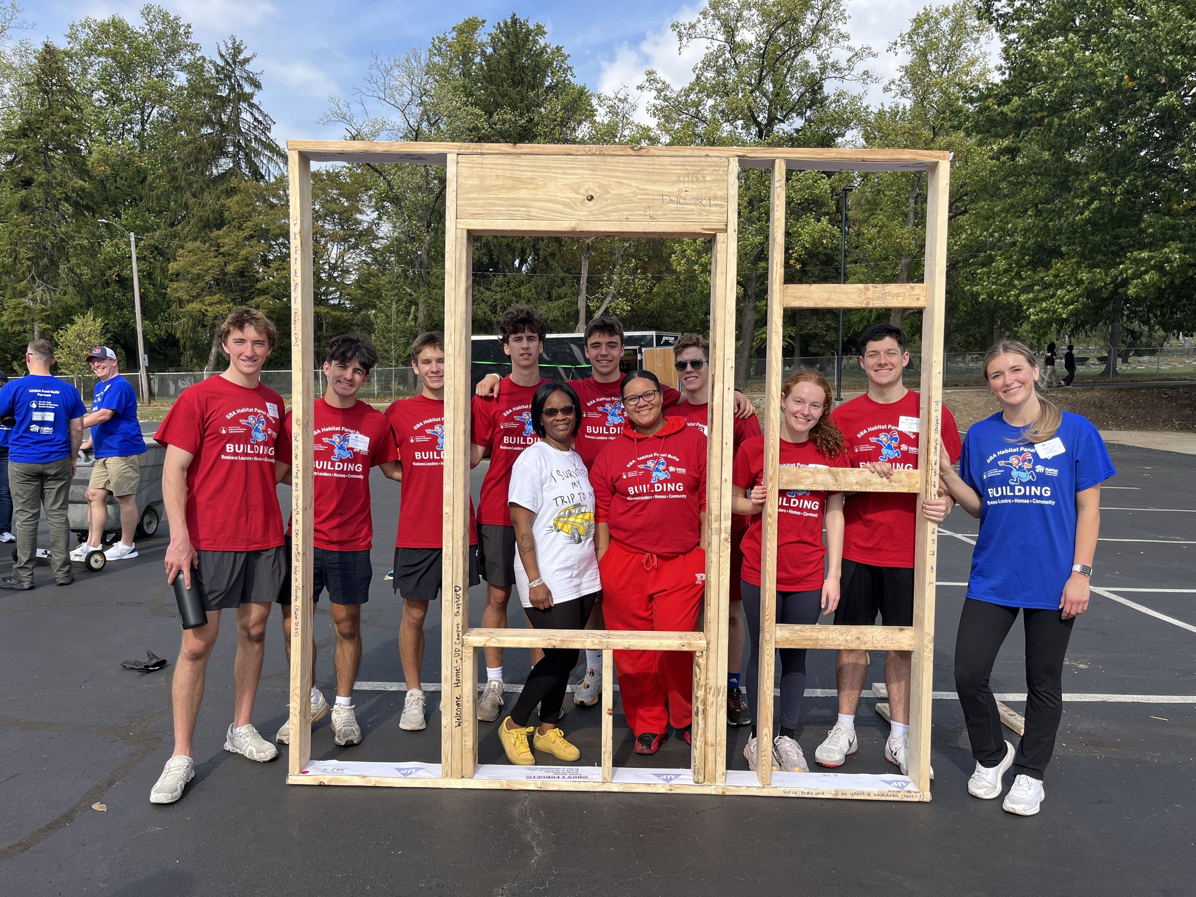 Dayton Habitat and the University of Dayton Partner for Third Annual Panel Build Event