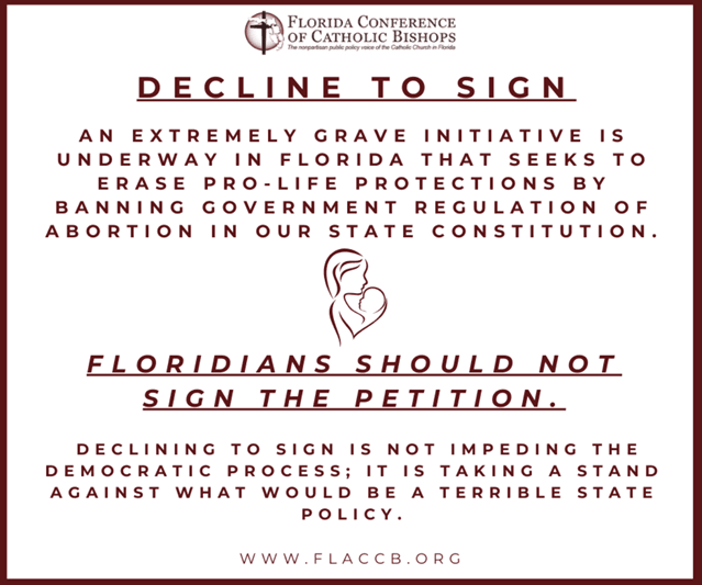 Decline to Sign Petitions for Dangerous Pro-Abortion Ballot Initiative (updated)