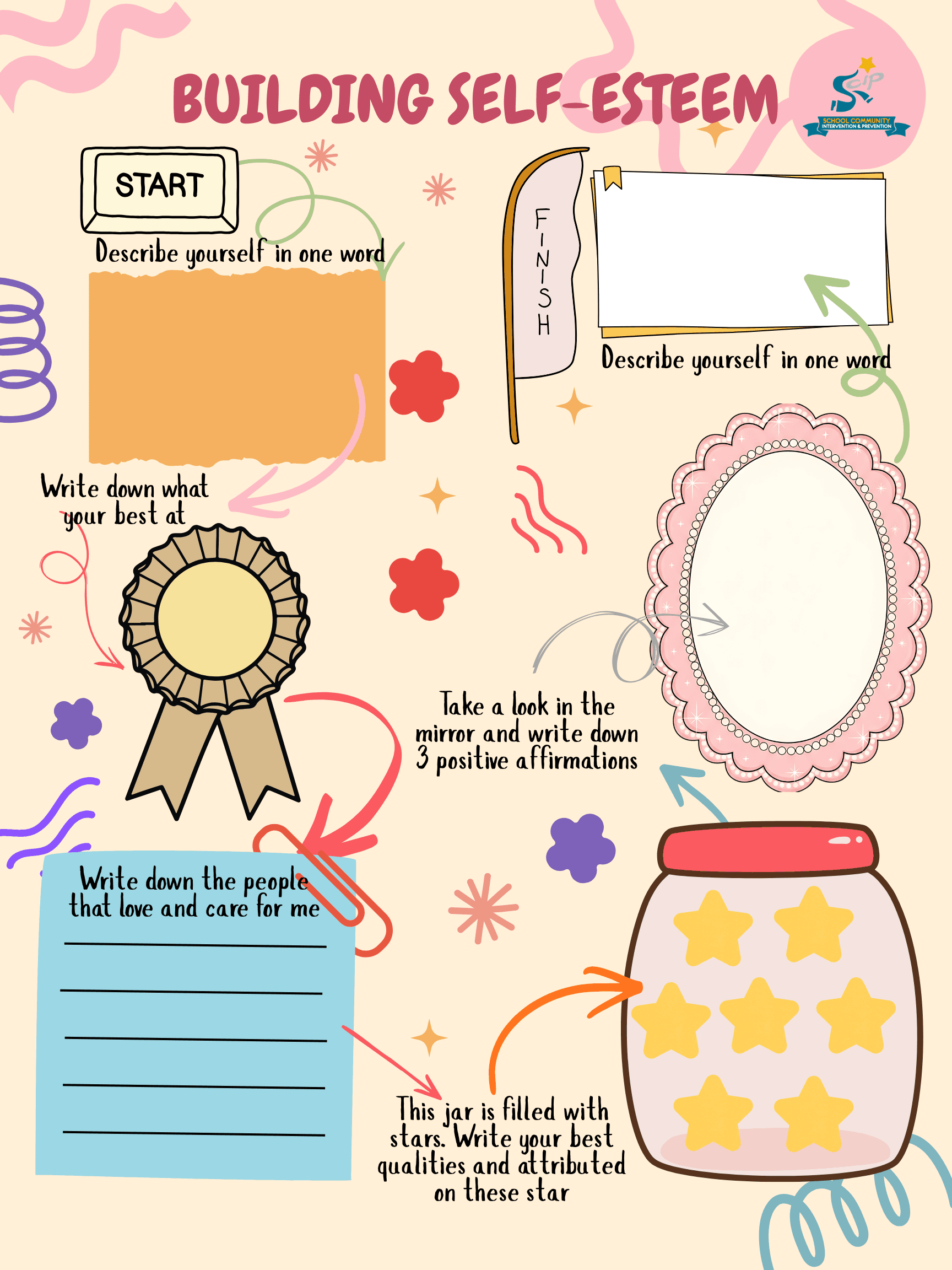 Self Esteem Building Worksheet