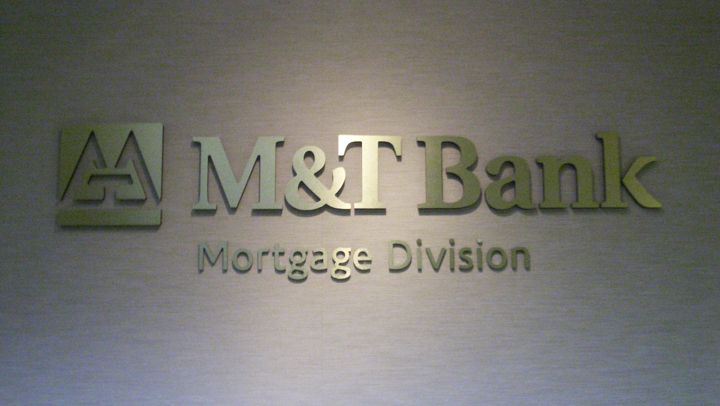 vM & T Bank Dimensional Lettering