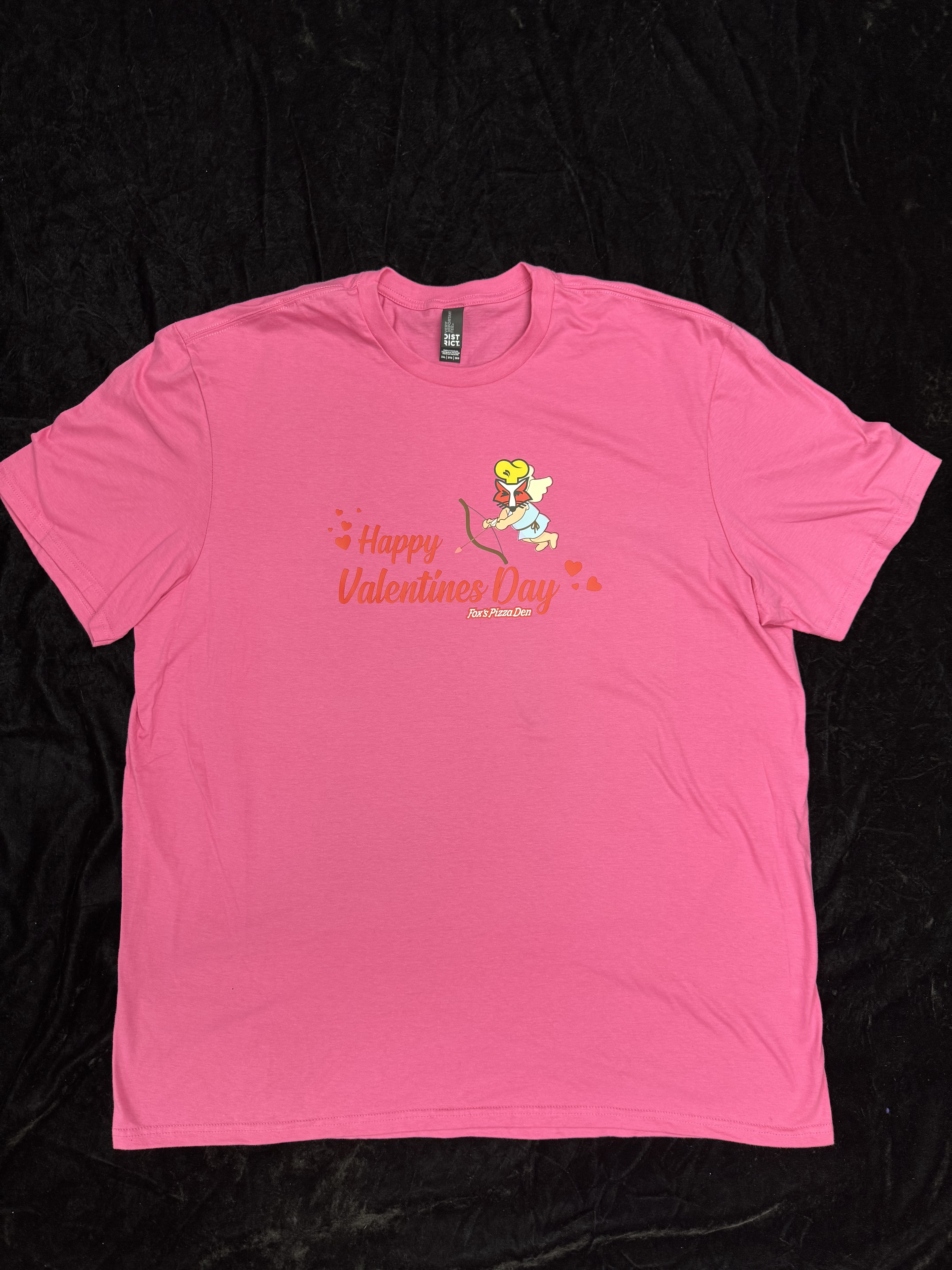 SALE 2025 Valentine's Day Logo - 3XL Pink T-Shirt