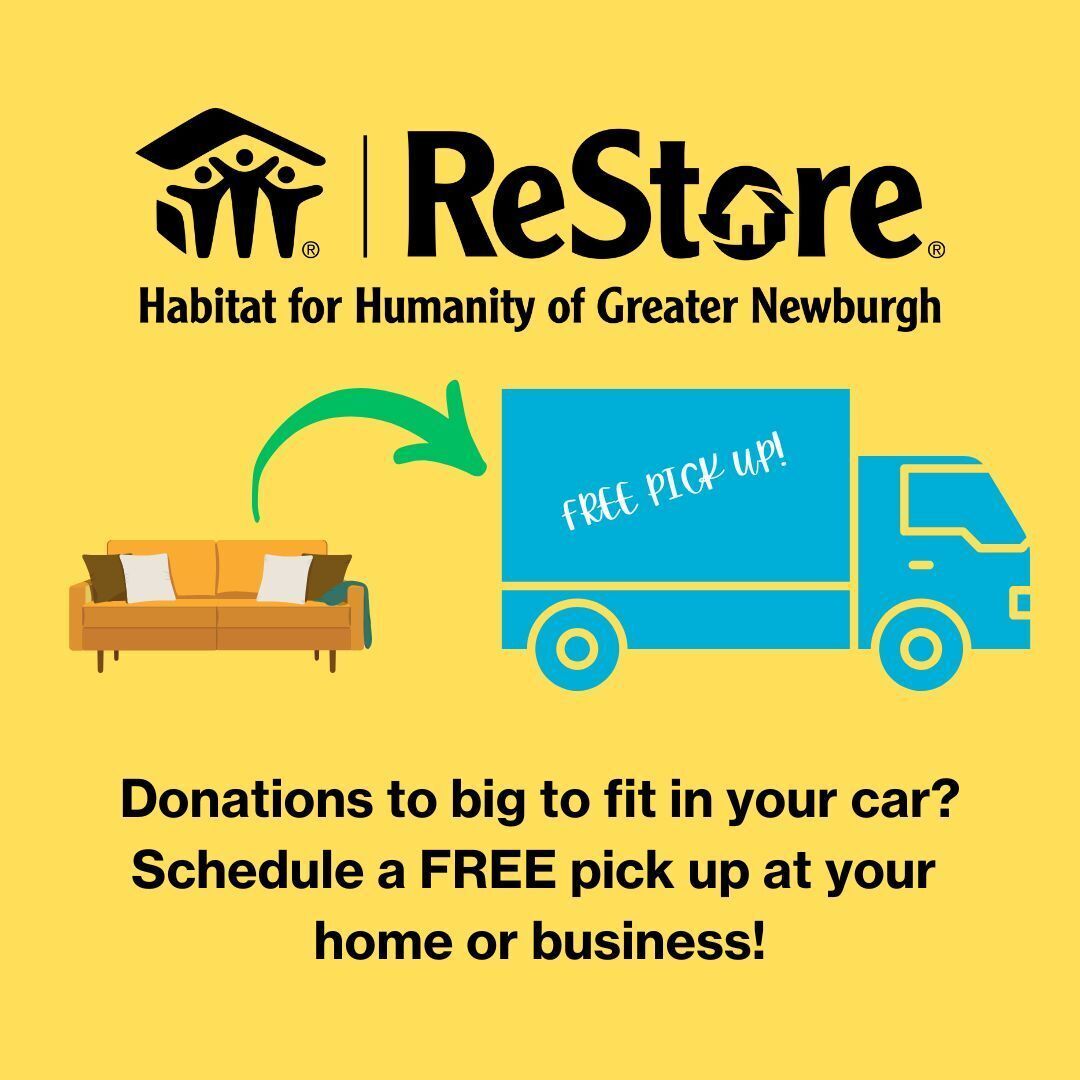 FREE donation pick up at your home or business!