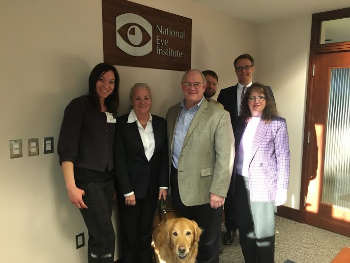 Group photo at the National Eye institute