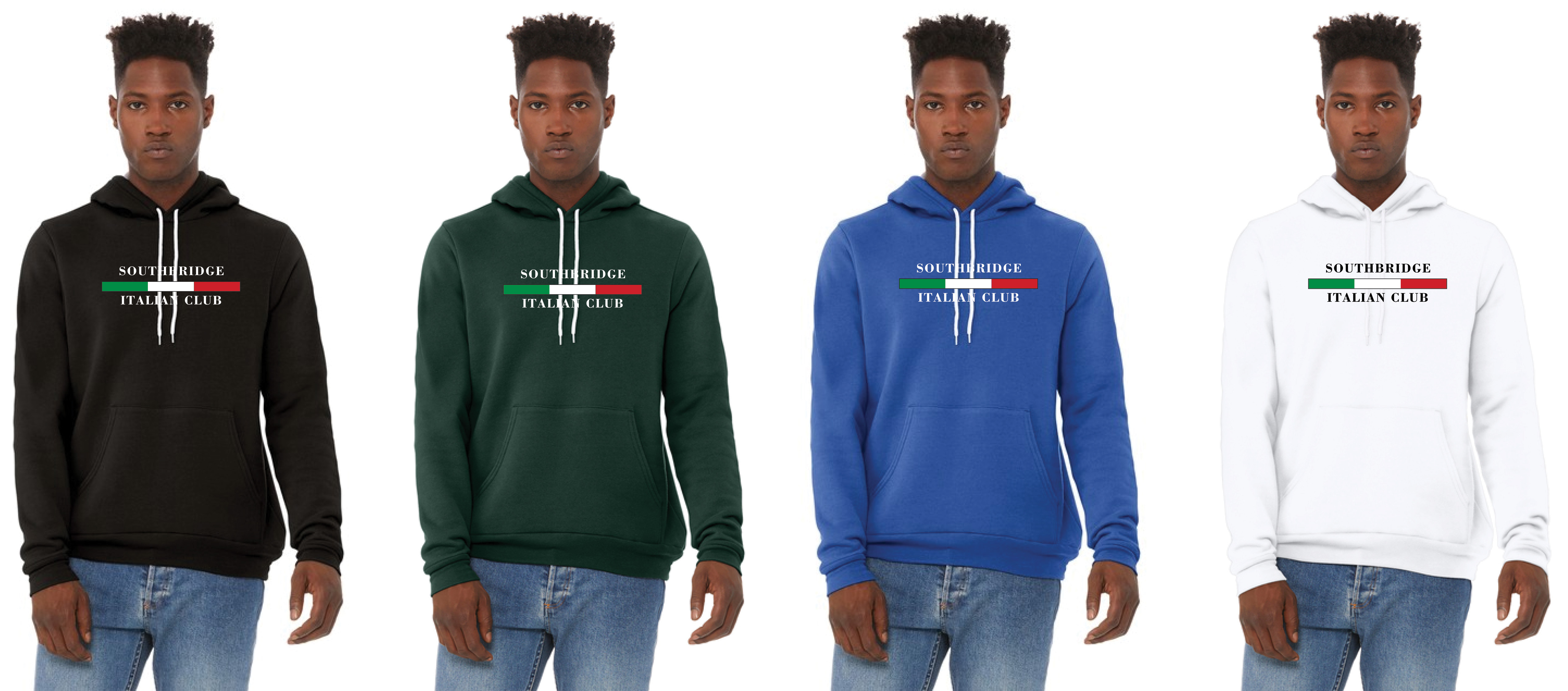 BELLA+CANVAS® Unisex Sponge Fleece Pullover Hoodie (Logo 3)