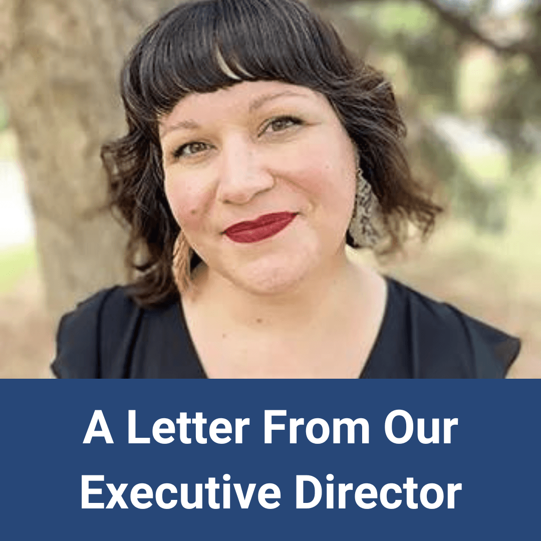 A Letter From Our Executive Director