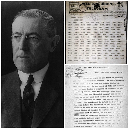 1917: U.S. entered World War I.