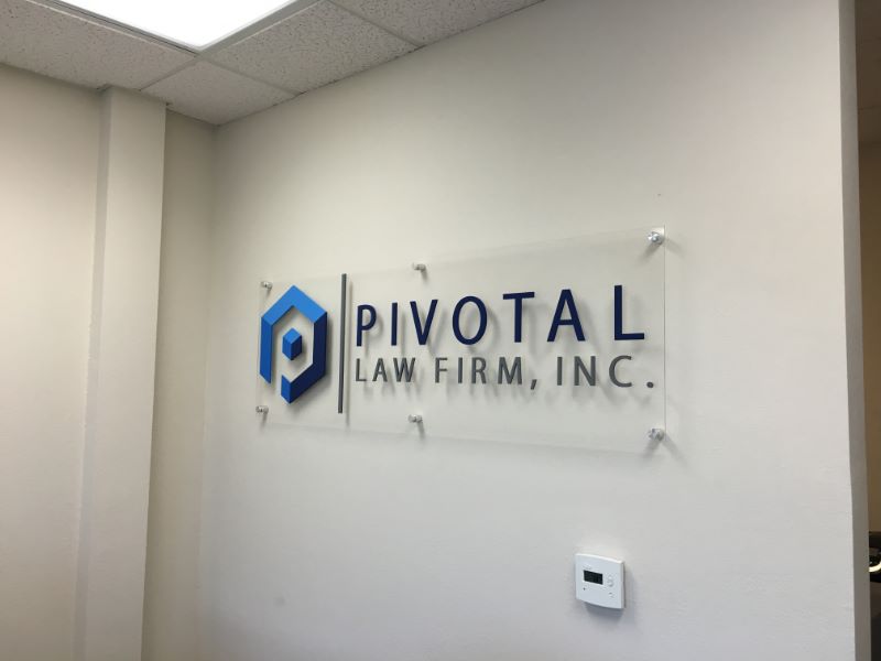 Office Lobby Signs Custom 3d Logo Wall Irvine Ca 92614 Acrylic Wall Panel