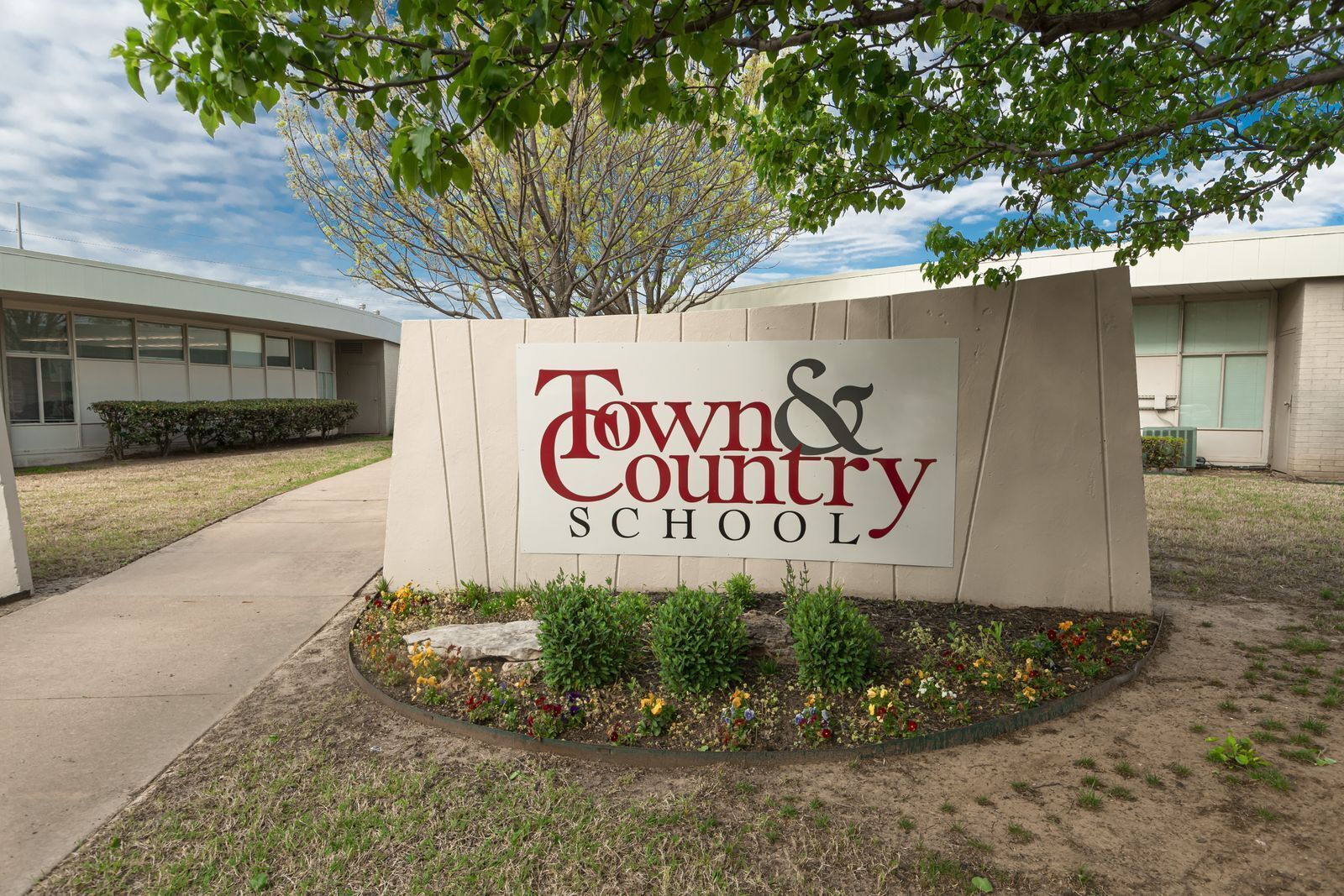 Town & Country School Sign