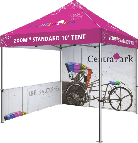 display package with packaged pop ups