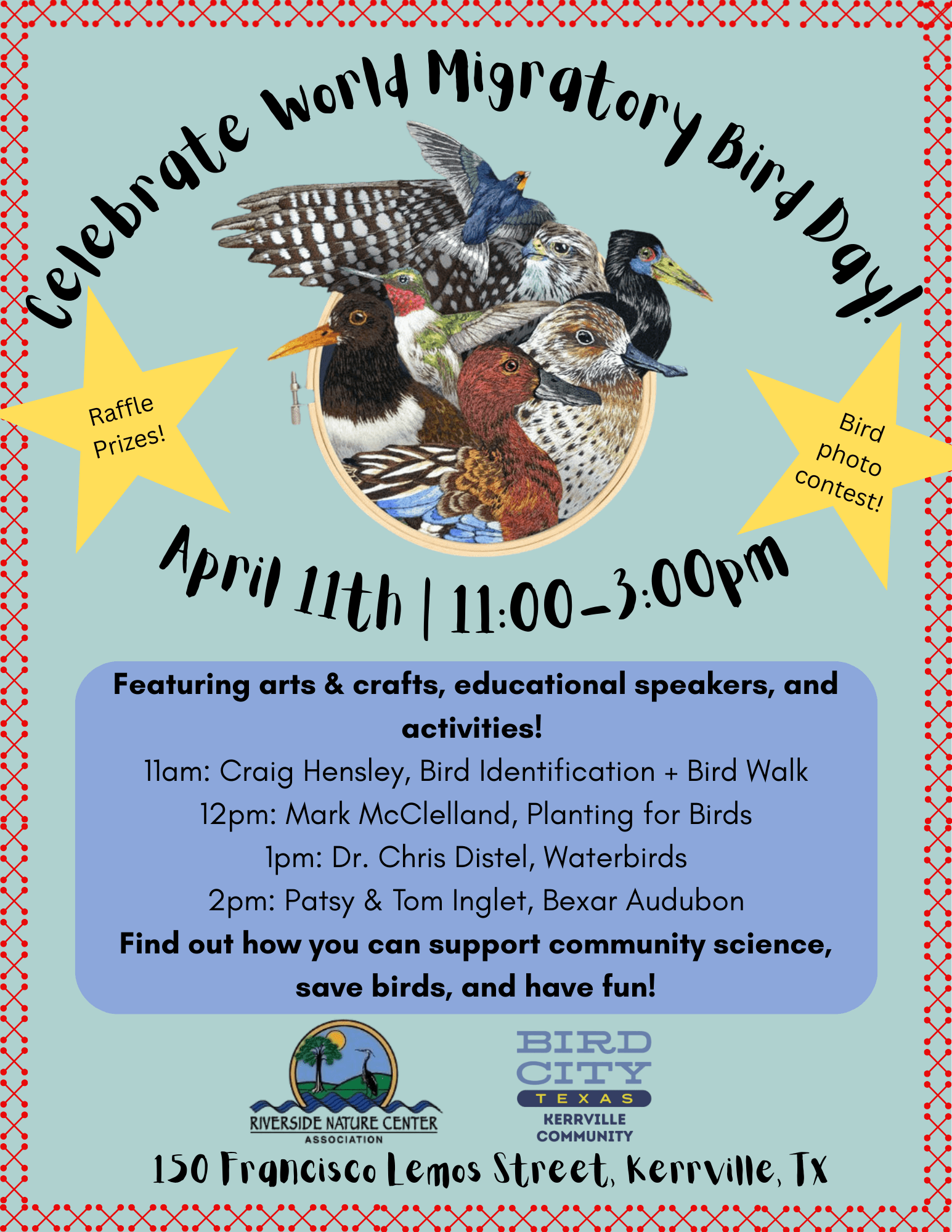 Plants near me, Riverside Nature Center, Kerrville, Nature lover, migratory bird day, celebration, educational speakers, arts, crafts, education about plants, environmental science educator, wildflowers, agricultural resources, Plant Walk