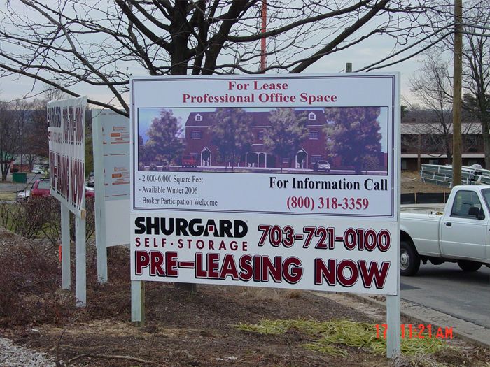 Shurgard Site Sign