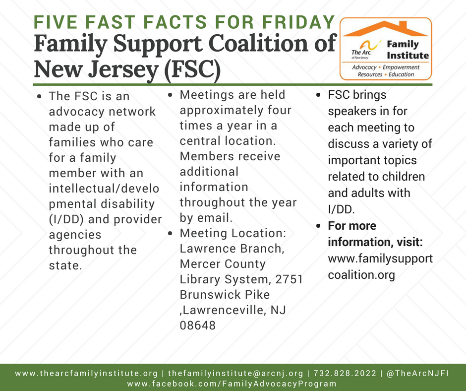 The Family Support Coalition of New Jersey