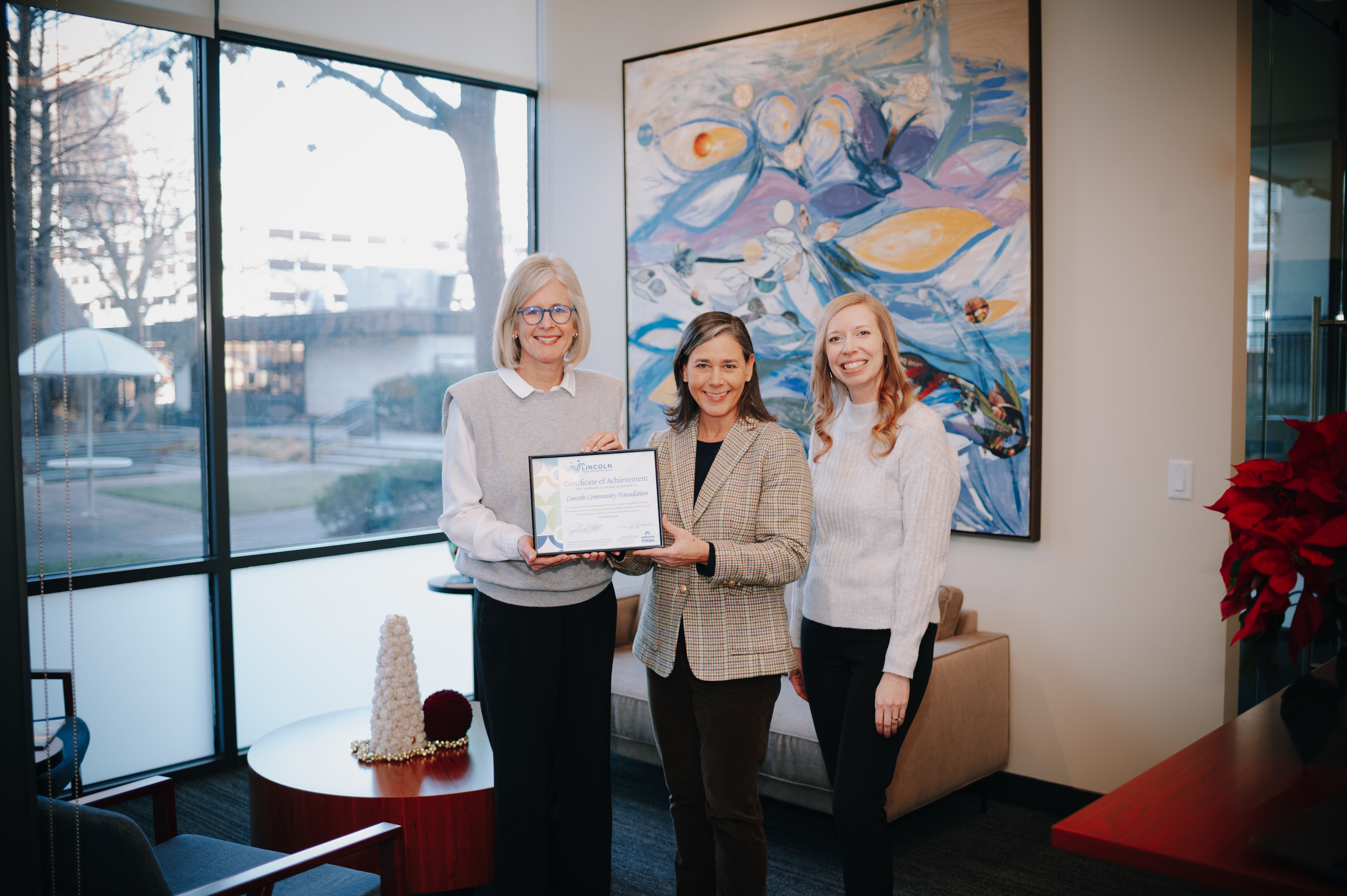 Lincoln Community Foundation Recognized as Family-Friendly Workplace