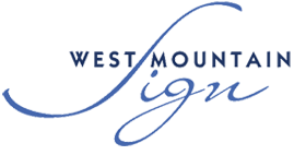 West Mountain Sign