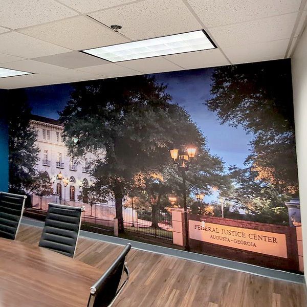 Enoch Tarver Law Office Wall Mural