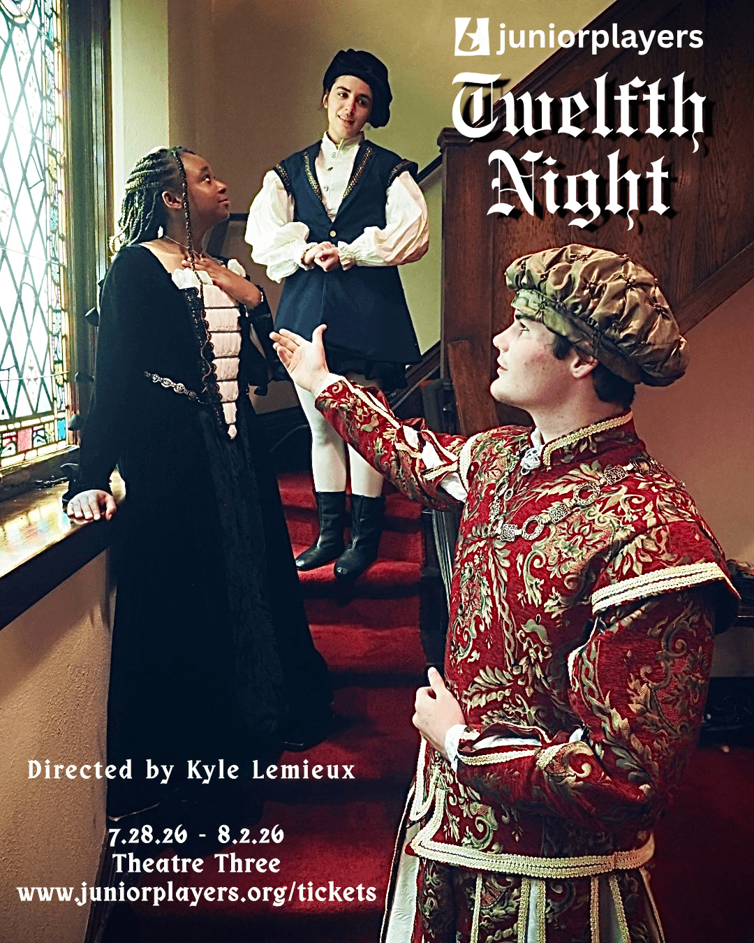 Review: Be Not Afraid of Greatness: Young Artists at Junior Players Play On with TWELFTH NIGHT