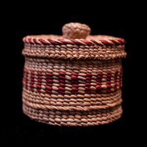 Red Rattle-Top Basket - Stacey Williams