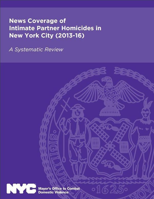 News Coverage of Intimate Partner Homicides in New York City (2013-16)