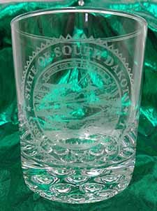 State Seal Whiskey Glass