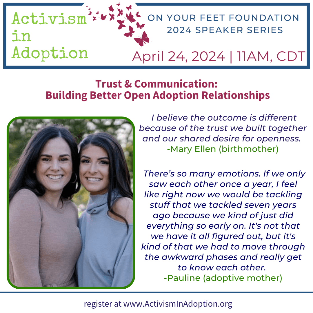 Mary Ellen & Pauline: Two Mothers Working Together to Create a Roadmap for Better Open Adoption Relationships