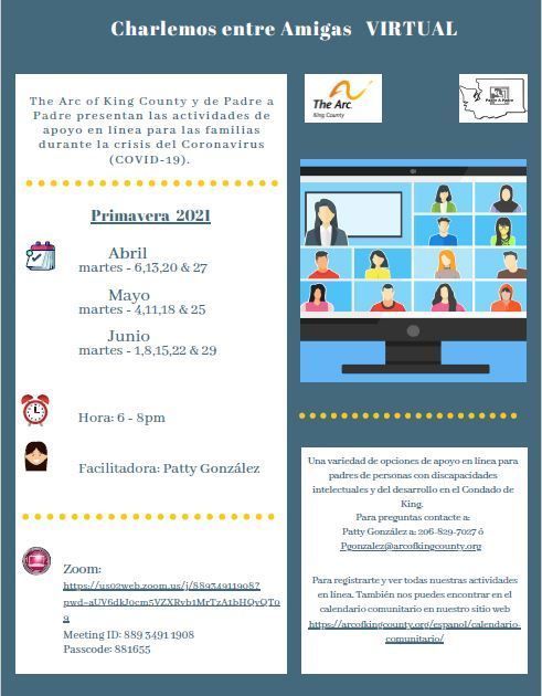 Charlemos entre Amigas VIRTUALES