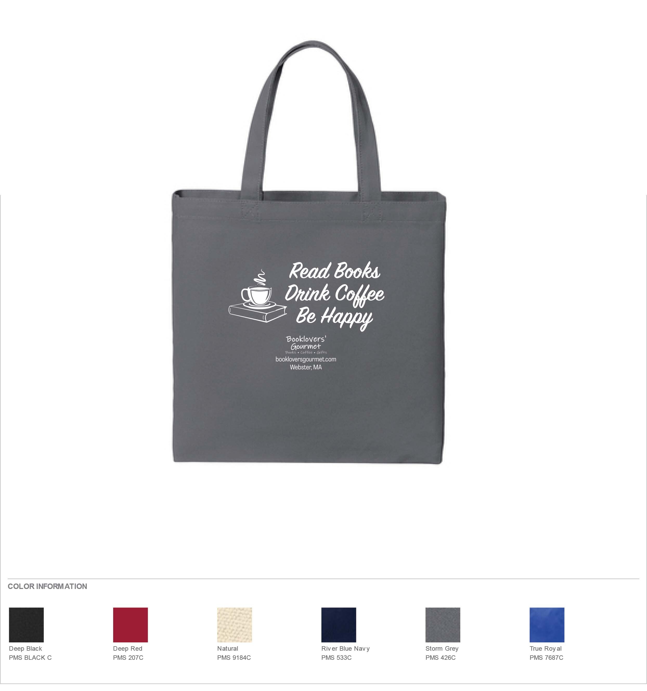 Drink Coffee Canvas Tote