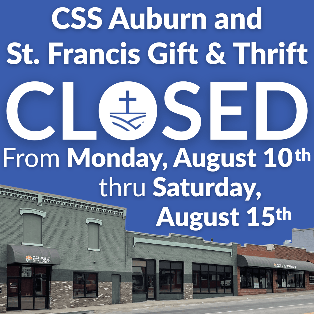 CSS Auburn office and thrift store front