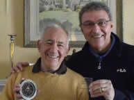 In late 2010 and early 2011, Dr. David Kahn donated additional cryptologic items to the NCMF - he is pictured here with the NCMF's David D'Auria